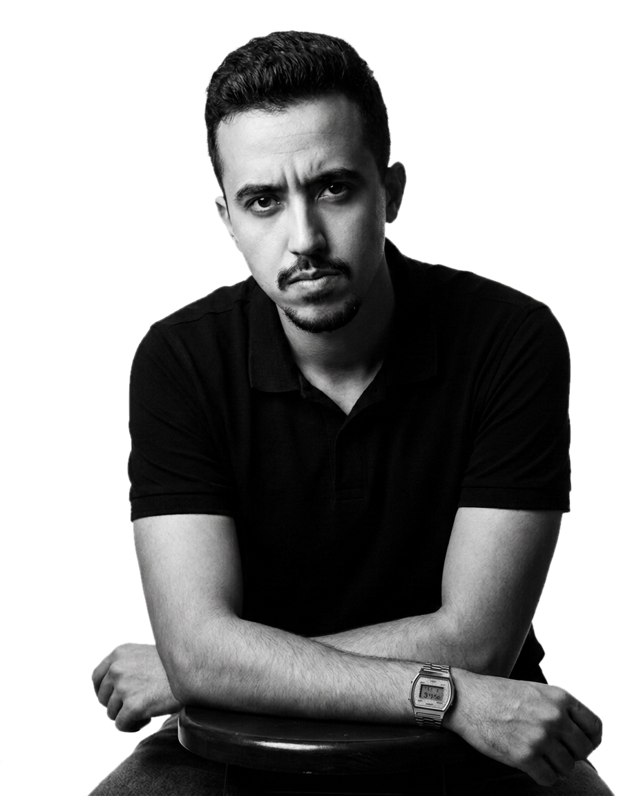 Ayoub Aguechar — studio portrait
